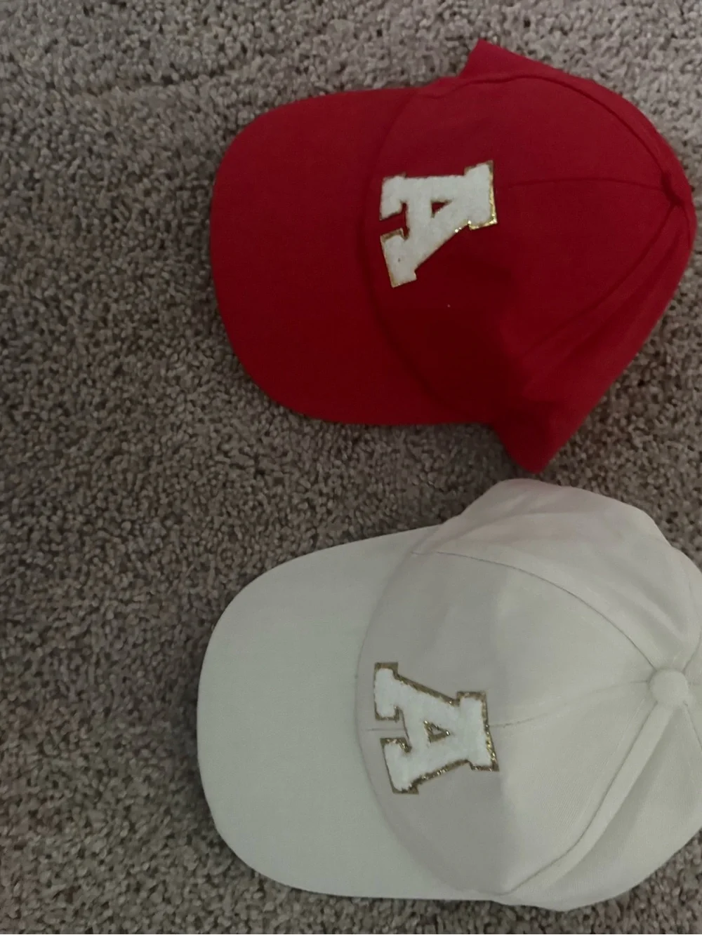 Kids A-Patch Baseball Cap - Red or White